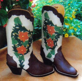 Fully fitted and carved "Henrietta Rose" Boots.