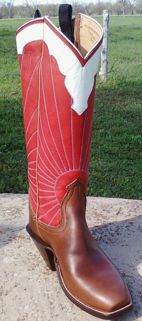 Custom Boots with Sonora Collar by Buckaroo Custom Boots.